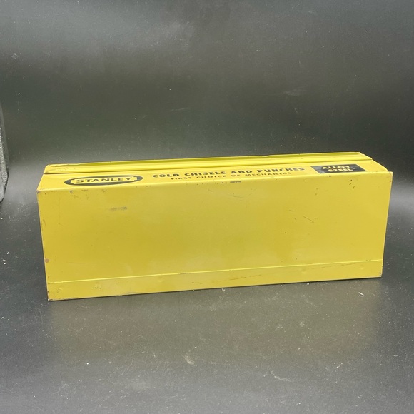 Stanley Cold Chisel and Punche Metal Display Storage Box - Picture 4 of 6